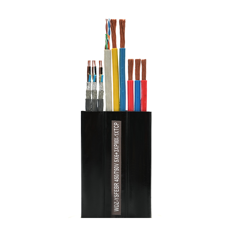 Cabluri cu bandă plate pentru iluminat de film și televiziune și mașini de scenă